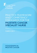 Practice Framework and Competency Standards for the Prostate Cancer Specialist Nurse