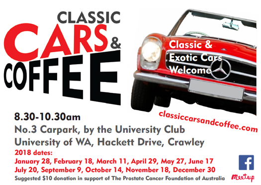 Classic Cars and Coffee - Flyer
