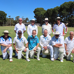 Prostate cancer hit for six thanks to the South Australian Veterans Cricket Association